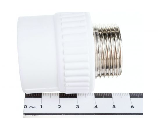 Комбинированная муфта MeerPlast PPRC Дн32x25 Ру25 Base наружнаяя резьба Т0000000501 – изображение 5