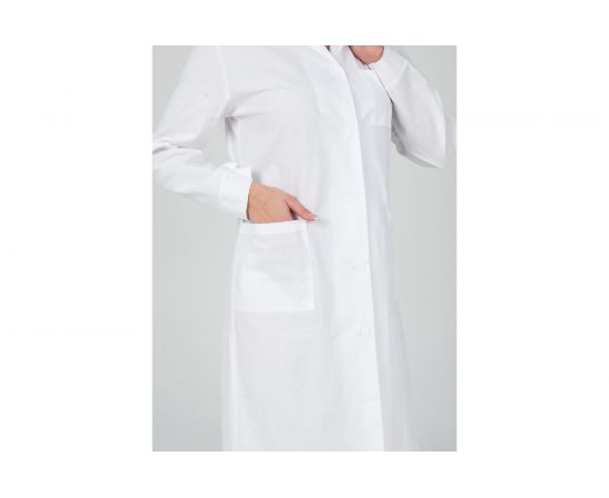 Халат ООО ГУП Бисер Бязь белый, р. 52-54, рост 158-164 4670132022315 – изображение 6