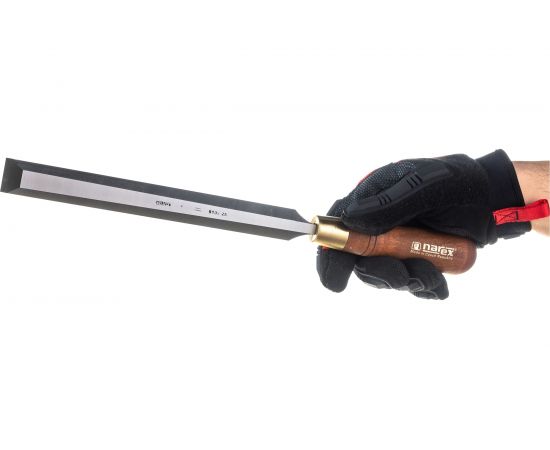 Удлиненная плоская стамеска Narex с ручкой WOOD LINE PLUS 25 мм 813225 – изображение 6