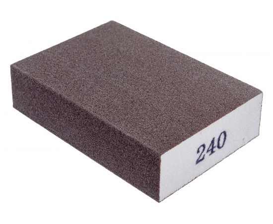 Губка шлифовальная 100x70x25 мм, P240, 1 шт Orientcraft SS1007025240 – изображение 7