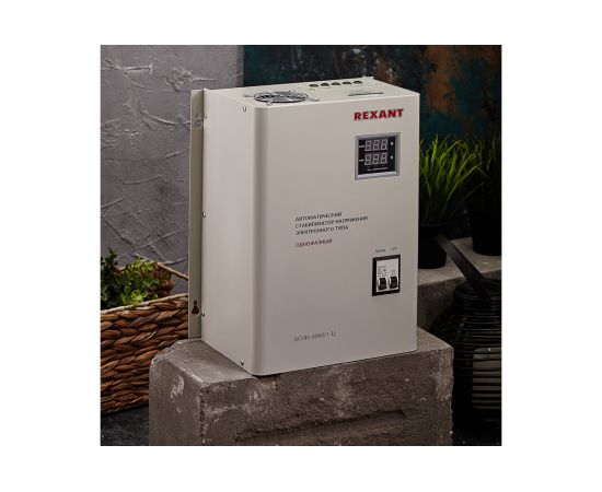 Настенный стабилизатор напряжения REXANT, АСНN-8000/1-Ц 11-5012 – изображение 8
