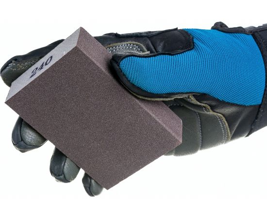 Губка шлифовальная 100x70x25 мм, P240, 1 шт Orientcraft SS1007025240 – изображение 9