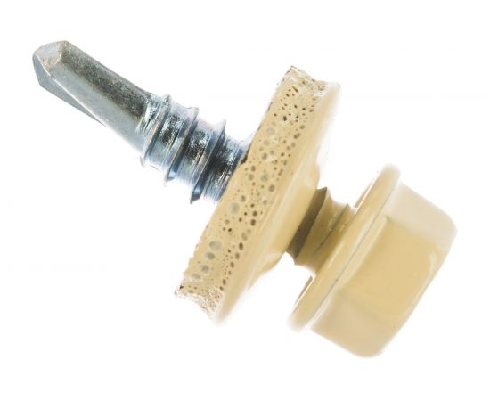 Кровельный саморез Kenner 4,8х19 RAL1014 слоновая кость 300шт ск48191014ф 