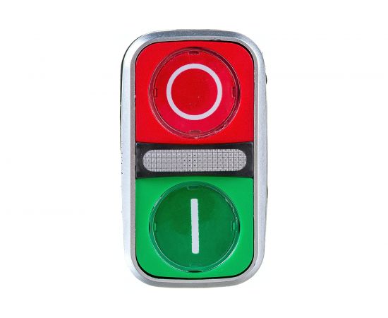 Двойная кнопка ANDELI LA115-A5-11RD1, 1NO 1NC, 220В, IP65 ADL10-204 