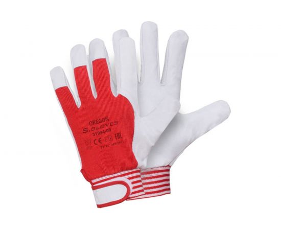 Комбинированные перчатки из козьей кожи S. GLOVES OREGON размер 08 31994-08 