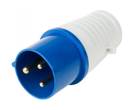 Вилка REXANT 023 переносная 2Р+РЕ 32А 220В IP44 11-8903 