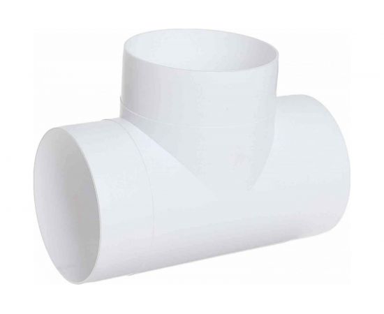 Тройник круглый пластмассовый Эвент 150 ТП 