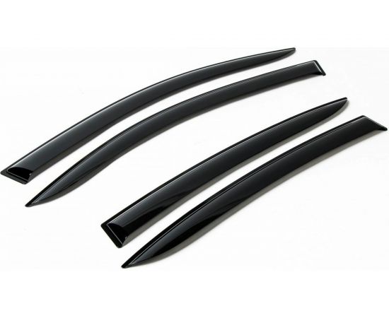 Дефлекторы окон (4 шт; литьевой ПММА) для Hyundai Creta 2016-2021 AutoFlex 823303 