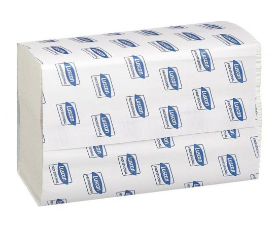 Бумажные полотенца Luscan Professional Z-сложения, 2-слойные, 20 пачек 607965 
