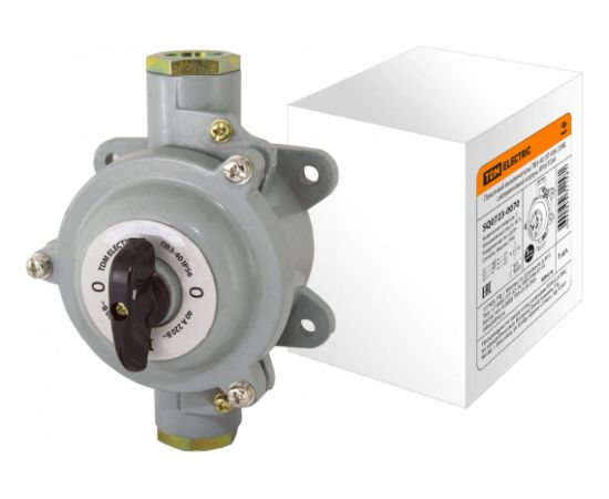 Пакетный выключатель TDM ПВ3-40 3П 40А 220В, силуминовый корпус, IP56 SQ0723-0070 