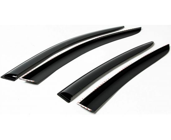 Дефлекторы окон (4 шт; литьевой ПММА) для Hyundai Creta 2016-2021 AutoFlex 823303 – изображение 2