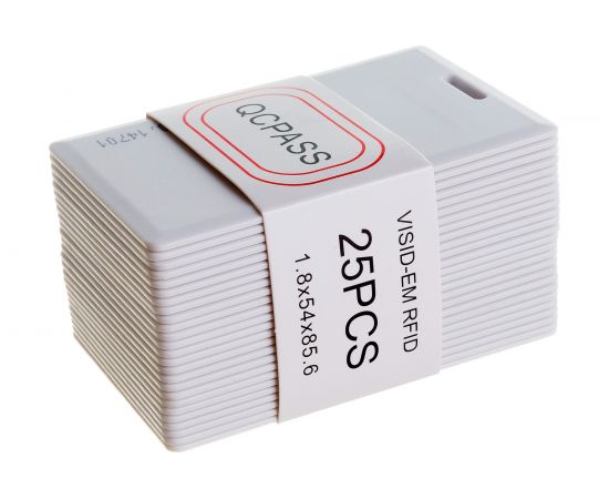 Карта доступа REXANT с прорезью RFID ключ 125KHz формат EM-Marin 100 шт 46-0227 – изображение 2