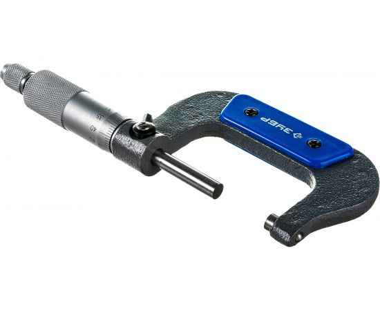 Микрометр ЗУБР Профессионал гладкий механический, МК 50, диапазон 25-50мм 34480-50_z02 – изображение 2