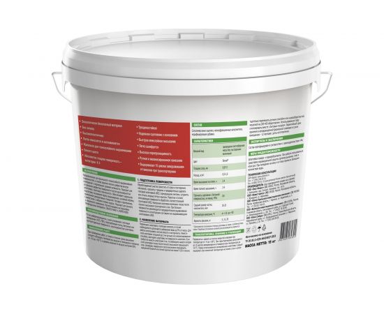 Полимерная шпатлевка UNIS Pasta Теплон готовая, 15 кг 11606721 4607005184894 – изображение 2