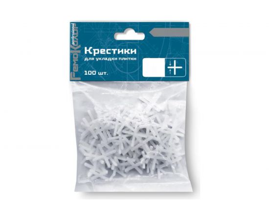 Крестики пластиковые для укладки плитки (100 шт; 1 мм) РемоКолор 47-0-210 – изображение 2