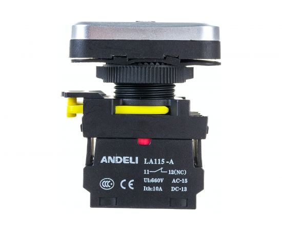 Двойная кнопка ANDELI LA115-A5-11RD1, 1NO 1NC, 220В, IP65 ADL10-204 – изображение 2