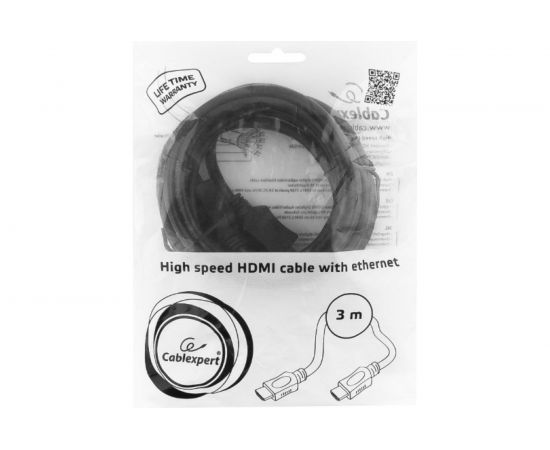 Кабель Cablexpert серия Light HDMI v1.4, 19M/19M, 3.0м, черный CC-HDMI4L-10 – изображение 3