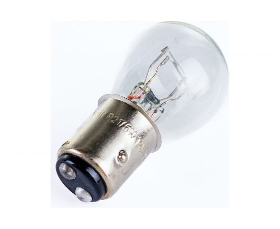 Лампа накаливания Rekzit P21W, 12V21/5W, BAY15D, Standard, круглый контакт 90402 – изображение 3