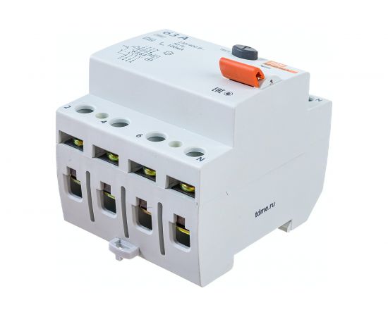Устройство защитного отключения TDM ВД1-63 4Р 63А 100мА тип А SQ0203-0091 – изображение 3