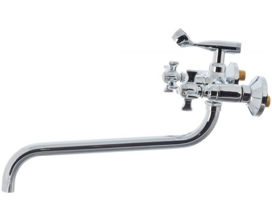 Смеситель для ванны LEDEME длинный излив, с шаровым переключателем, керамика,силумин, L2611-2 805963 – изображение 3