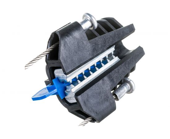 Анкерный зажим NIKOMAX, для кабеля типа ""8"", диаметр тросса до 5 мм, 2 кН NMF-AL-TCA-P-2 – изображение 4