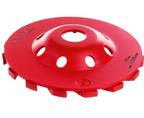 Чашка алмазная шлифовальная ЗУБР Турбо 125 мм 33378-125 – изображение 4