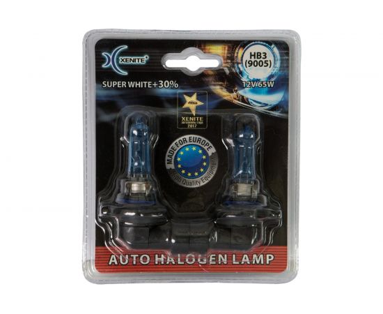 Автомобильная лампа XENITE SUPER WHITE HB3/9005, P20d, 12 В, 2 шт. 1007040 – изображение 5