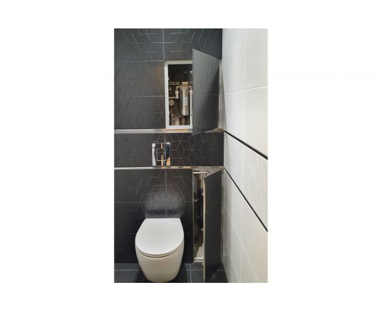 Стальной ревизионный люк под плитку Хаммер Стил 50x50 см 31500500 – изображение 7