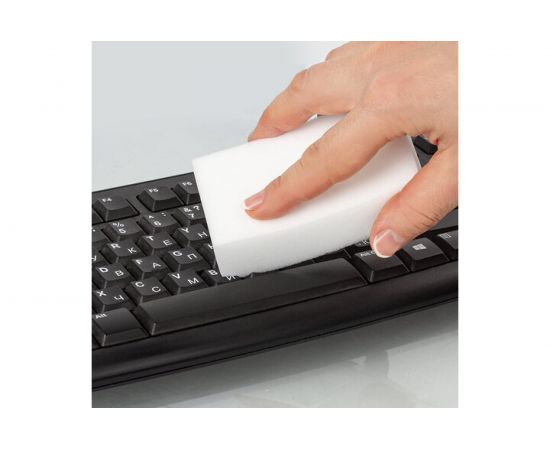 Губка-ластик 21 шт в упаковке BRAUBERG МЕЛАМИНОВАЯ для удаления пятен 105*60*25мм КОМПЛЕКТ 2шт колорбокс 606892 – изображение 8