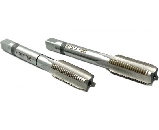 Машинно-ручной метчик TORNERI М13х1.5 комплект из 2-х штук Р6М5 035265 