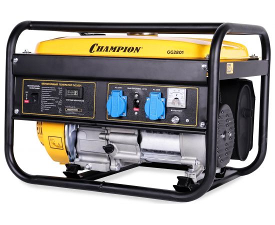 Генератор Champion (2,8/3,0 кВт OHV 7лс 15л 39 кг) GG2801 