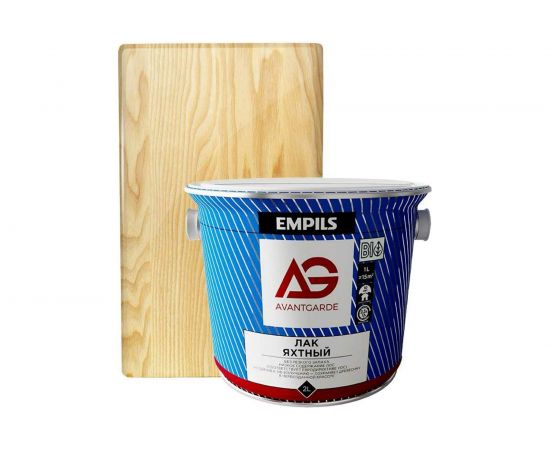 Яхтный лак Avantgarde высокой твердости, полуматовый, бесцветный, 2 л, 2.1 кг 77690 