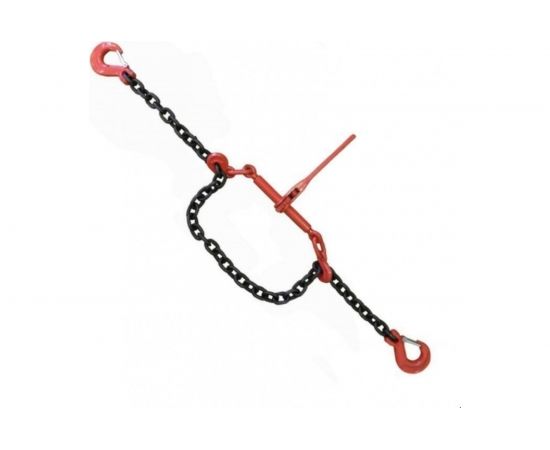 Крепежная цепь ТРАСТ комплект с талрепом 13 мм, 6000 мм, крюк-крюк 4687202126088 