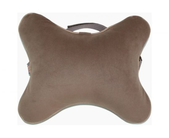 Автомобильная подушка-косточка под шею A&P большая, светло-коричневый PKVB105 