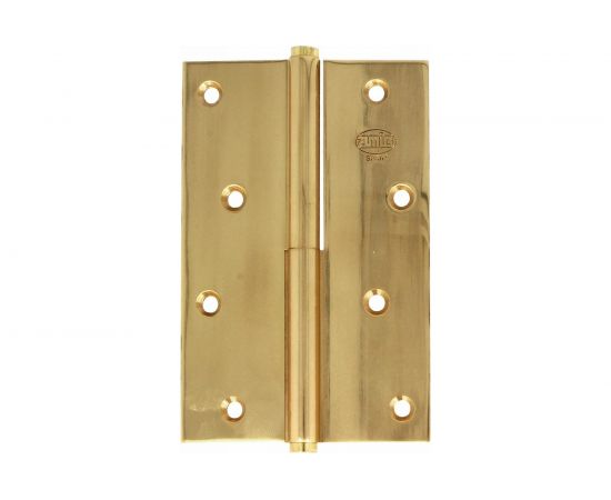 Петля Amig латунь зеркальная полированная IZ-правая 1107-100х70 (IZ) 