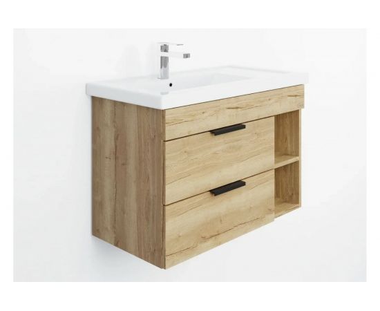 Onika Тумба подвесная с раковиной ЛЕГРАН 80.13 дуб галифакс 108047 
