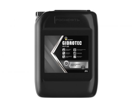 Гидравлическое масло Gidrotec HLP 68 минер. кан. 20 л РОСНЕФТЬ 40694260 