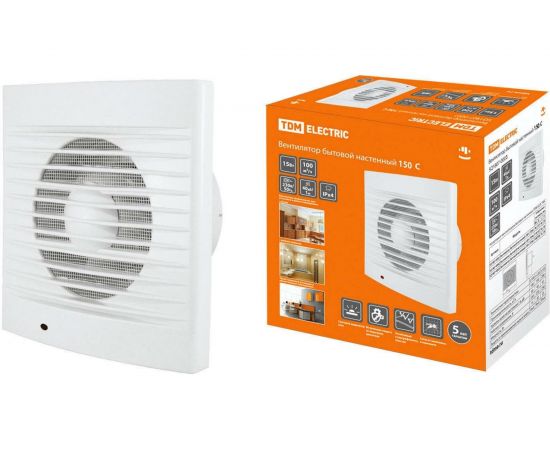 Бытовой настенный вентилятор TDM 150 С SQ1807-0003 