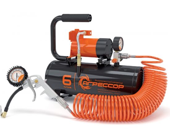 Металлический компрессор 12V Агрессор AGR-6LT 