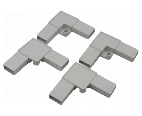 Соединительный уголок Левша для профиля москитных сеток, 4 шт. У1-0489 