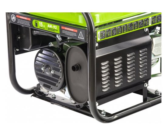 Бензиновый генератор 2,2 кВт, 230В, 4-х такт., 15 л, ручной стартер СИБРТЕХ БС-2500 94542 – изображение 11