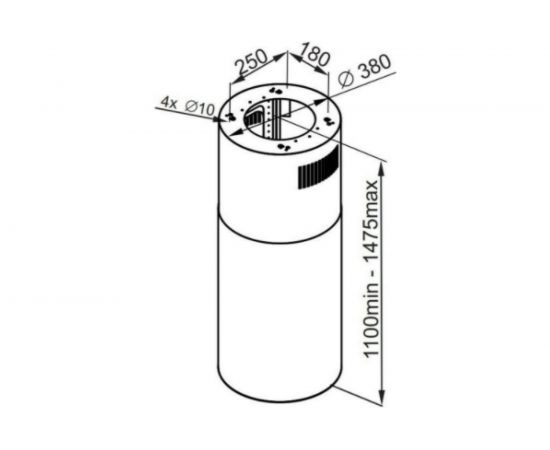 MAUNFELD Кухонная вытяжка Lee Isla 39 черный – изображение 12