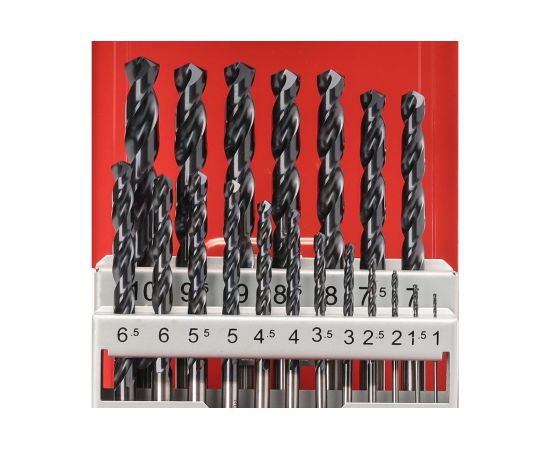 Ruko Набор сверл по металлу 1-10 мм HSSE-Co8 TiALN 19шт 281214EF – изображение 2
