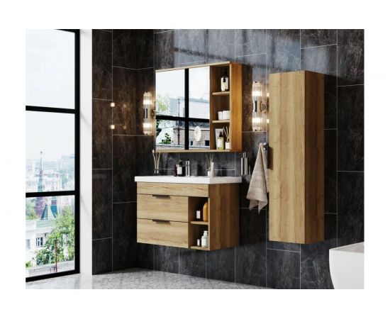 Onika Тумба подвесная с раковиной ЛЕГРАН 80.13 дуб галифакс 108047 – изображение 2