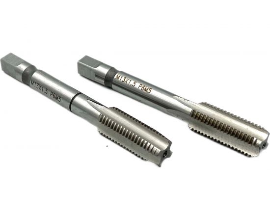 Машинно-ручной метчик TORNERI М13х1.5 комплект из 2-х штук Р6М5 035265 – изображение 2