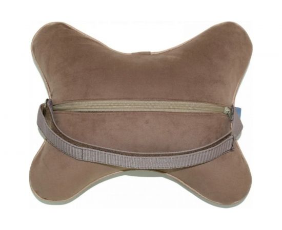 Автомобильная подушка-косточка под шею A&P большая, светло-коричневый PKVB105 – изображение 2