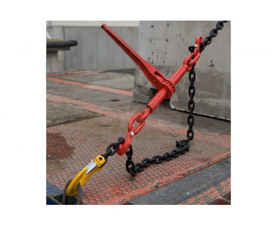 Крепежная цепь ТРАСТ комплект с талрепом 13 мм, 6000 мм, крюк-крюк 4687202126088 – изображение 2