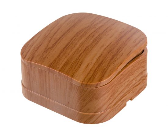 Выключатель IEK ВС20-1-0-ХД 1-клавишный с индикацией открытой установки 10А GLORY дуб EVH11-K24-10 – изображение 2