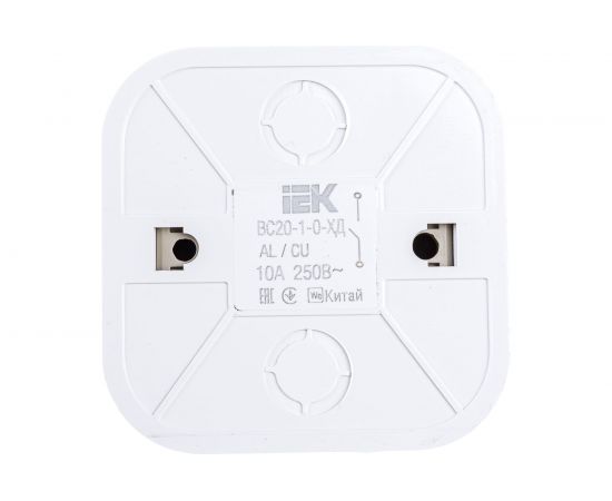 Выключатель IEK ВС20-1-0-ХД 1-клавишный с индикацией открытой установки 10А GLORY дуб EVH11-K24-10 – изображение 3