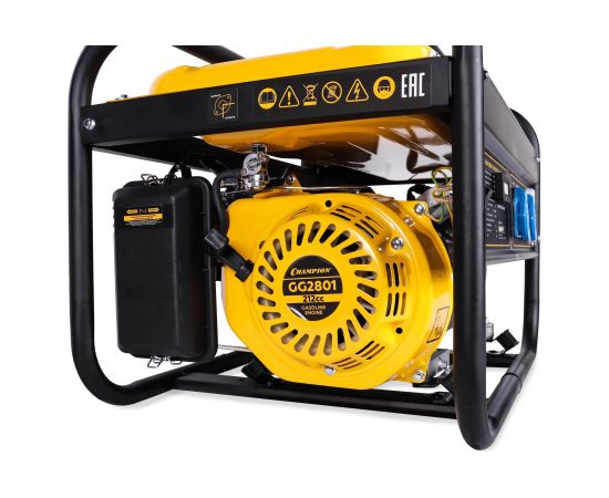 Генератор Champion (2,8/3,0 кВт OHV 7лс 15л 39 кг) GG2801 – изображение 3
